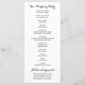 Red Simple Love Wedding Programmes (Dos)