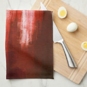 Red Sined Halloween Theedoek (Quarter Fold)