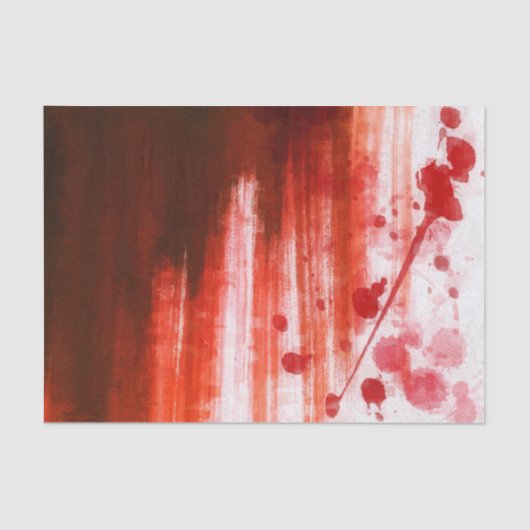 Red Sined Halloween Tissuepapier (Voorkant)