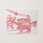 Red Skeleton Legpuzzel (Horizontaal)