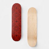 RED SKULL BANDANA BOARD SKATEBOARD (Voorkant)