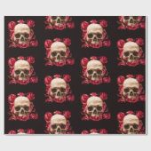 Red Skull en Gothic Black Cadeaupapier (Vlak)