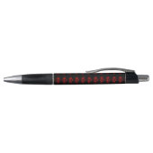 Red Skull Skeleton Fantasy Art Heavy Metal Pen (Bovenkant)