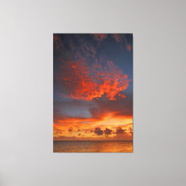 RED SKY 40x60 Canvas Afdruk