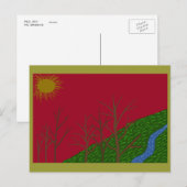 Red Sky Briefkaart (Voorkant / Achterkant)