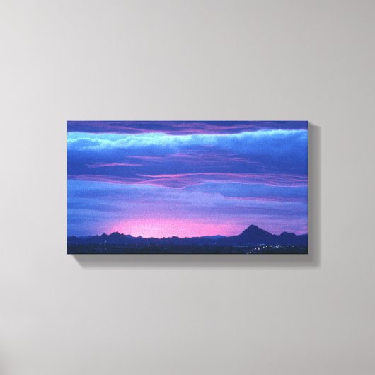 Red Sky- Canvas Afdruk (Voorkant)