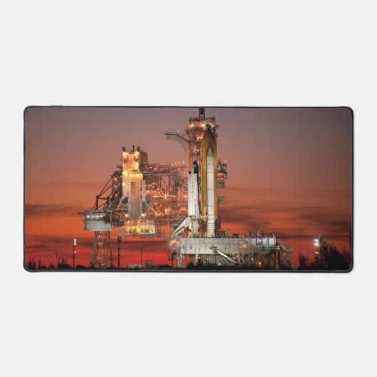 Red Sky for Space Shuttle Atlantis Launch (Recto)