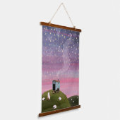Red Sky Hangend Wandkleed (Gebogen)