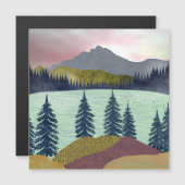 Red Sky Lake Landscape (Voorkant / Achterkant)