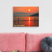 Red Sky om 's morgens Canvas Afdruk (Insitu (Woonkamer))