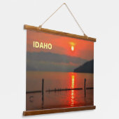 Red Sky om 's morgens Hangend Wandkleed (Gebogen)