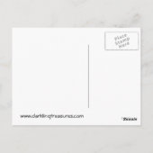 Red Sky Ravens en Castle briefkaart (Achterkant)