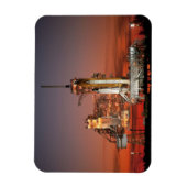 Red Sky voor Space Shuttle Atlantis Lancering Magneet (Verticaal)
