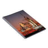 Red Sky voor Space Shuttle Atlantis Lancering Notitieboek (Rechterzijde)