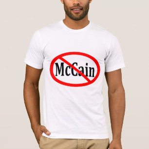Red Slash Through McCain-Shirt T-shirt
