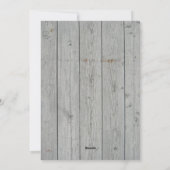 Red Sled Rustic Corporate Christmas Kaart (Achterkant)