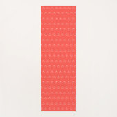 Red Smile Pattern Yoga Mat (Voorkant)