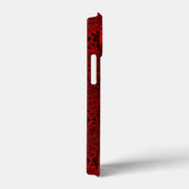 Red Snake Skin Print Case-Mate iPhone Case (Achterkant / Rechts)