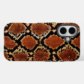 Red Snakeskin iPhone / iPad hoesje (Achterkant (horizontaal))