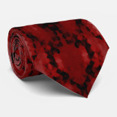 Red Snakeskin Stropdas (Opgerold)