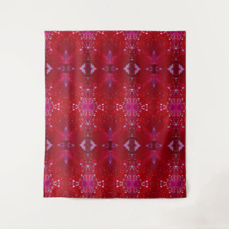 Red Snapdragon Ikat ook Wandkleed