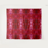 Red Snapdragon Ikat Wandkleed (Voorkant (horizontaal))