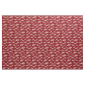 Red Snapper Poisson Motif Rouge Tissu de couture (Fat Quarter)
