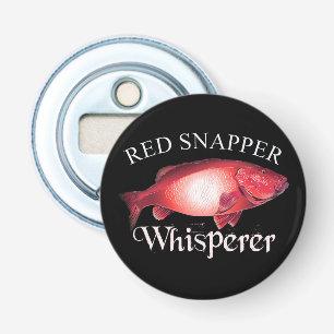 Red Snapper Whisperer Dark Button Flesopener