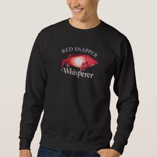 Red Snapper Whisperer Dark Trui (Voorkant)