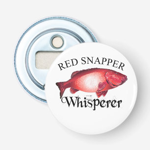Red Snapper Whisperer Light Button Flesopener