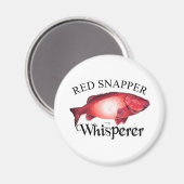 Red Snapper Whisperer Light Magneet (Voorkant / Achterkant)