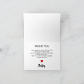 Red Sneakers Baby shower dank u kaarten (Binnen)