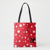 Red Snow Stippen Custom Canvas tas (Voorkant)