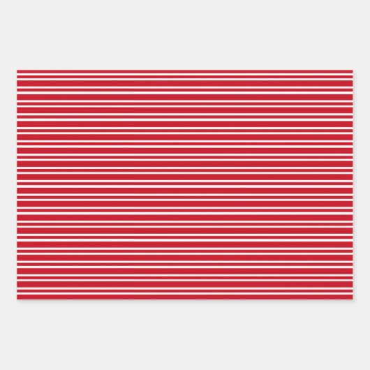 Red Snowflake Inpakpapier Vel (Voorkant 2)