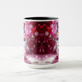 Red Snowman Snowflakes Holiday Mug (Centre)