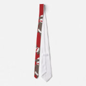 Red Sock Monkey-Stropdas Stropdas (Achterkant)