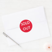Red Sold Out Sticker (Envelop)