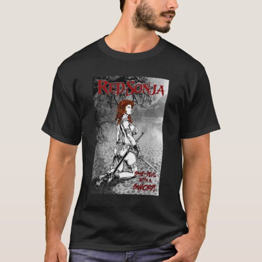 Red Sonja II Baseball ¾ Sleeve T-shirt (Voorkant)