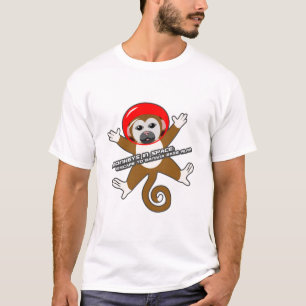 Red Space Monkey T-shirt