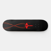 Red Spaceship Skateboard (Horizontaal)