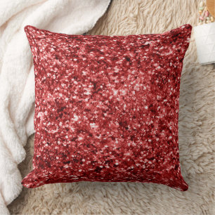 Red Sparkle Glitz Kussen