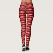 Red Sparkle Leggins Leggings (Achterkant)