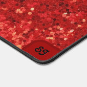 Red sparkling glitter pattern (Coin)