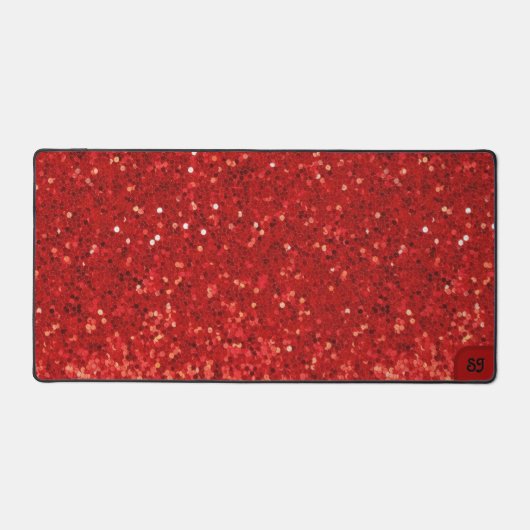 Red sparkling glitter pattern (Recto)