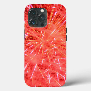 Red Sparks & Fireworks Cell Phone Hoesje-Customize iPhone 13 Pro Hoesje