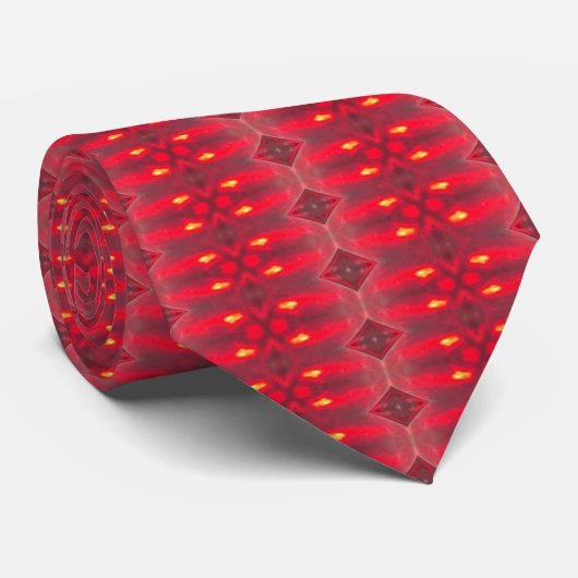 Red Sparks Tie Stropdas (Opgerold)