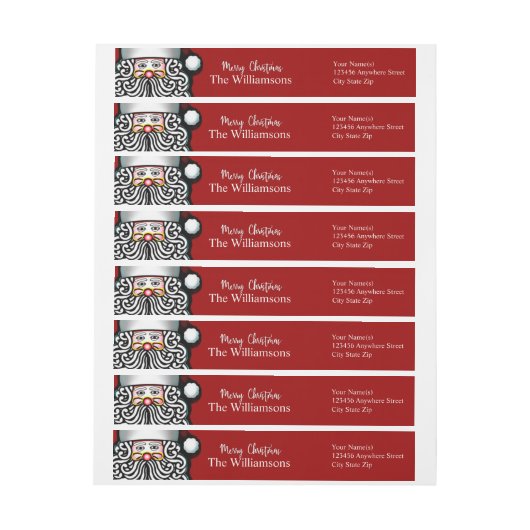 Red Specialized Merry kerstkerstkerstkerstadres (Vel)