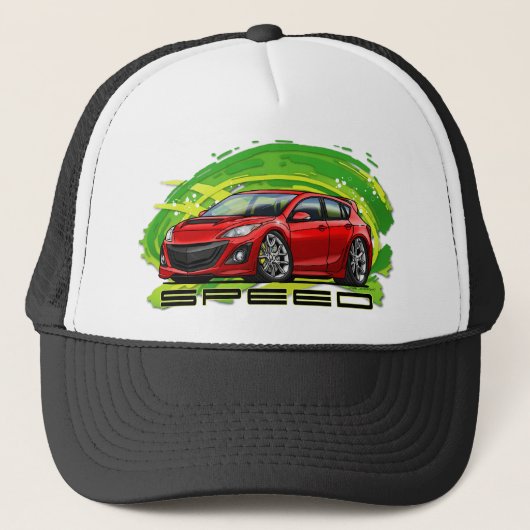 Red_Speed3 Trucker Pet (Voorkant)