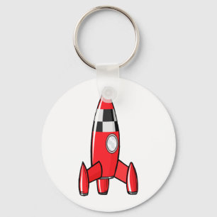 Red Speelgoed Rocket Sleutelhanger