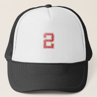 Red Sports Jerzee Nummer 2 Trucker Pet